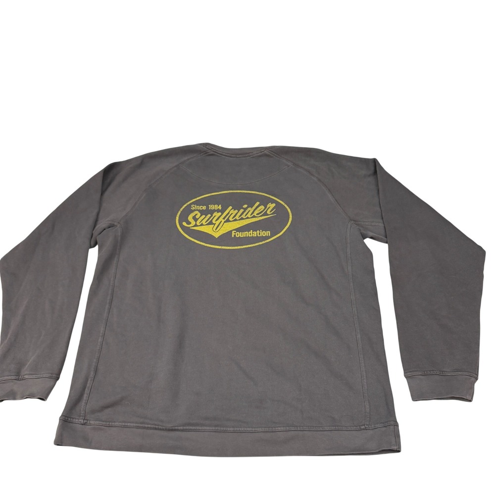 Surfrider Foundation Known Supply Organic Cotton‎ Sweatshirt Gray 2X Raglan USA